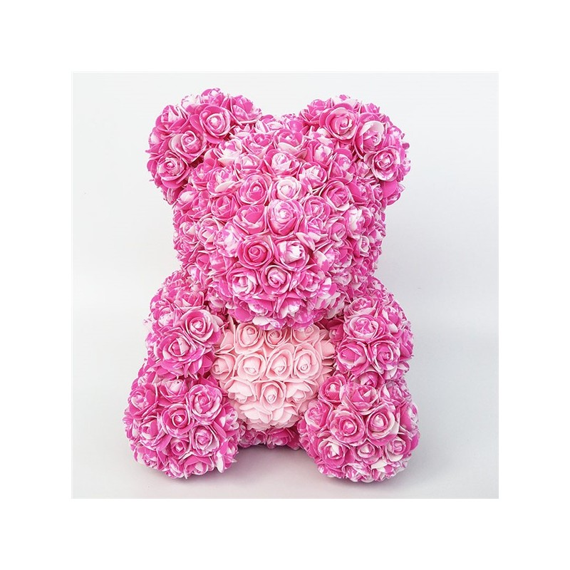 Rose bear - bear made from infinity roses with a heart - 25cm - 35cmValentine's day Rose bear - bear made from infinity roses with a heart - 25cm - 35cmValentine's day