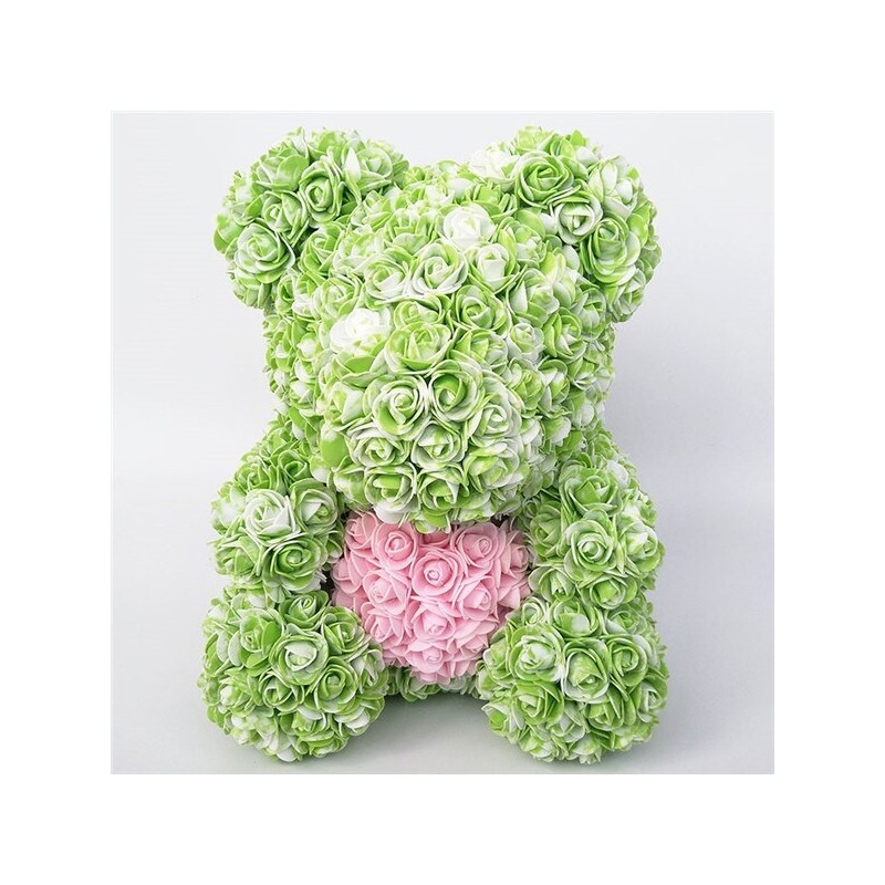 Rose bear - bear made from infinity roses with a heart - 25cm - 35cmValentine's day Rose bear - bear made from infinity roses with a heart - 25cm - 35cmValentine's day