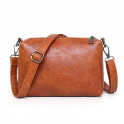 Elegant leather handbag - 4 pieces setSets