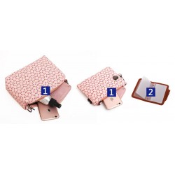 Fashionable leather bag - 4 pieces setSets