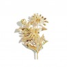 Crystal daisy - an elegant broochBrooches