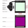 Auto darkening solar welding helmet - mask - 4 arc sensor DIN5 ~13Helmets