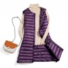 Fall - winter ultralight long down vestJackets