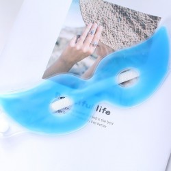 Ice gel eye-mask - cooling - dark circles reduction - fatigue relief - cold & hot therapyMassage