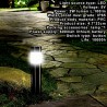 Stainless steel LED solar garden lamp - waterproof stickGarden