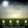 Stainless steel LED solar garden lamp - waterproof stickGarden