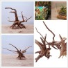 Natural tree trunk driftwood - aquarium & fish tank plant - wooden decorationAquarium