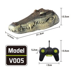 Flytec V005 2.4G - electric RC boat with crocodile head - RTR toyBoats