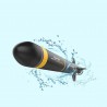 Electric RC submarine boat torpedo - assembly model kit - DIY toyBoats