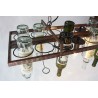 Vintage - hanging bottles holder - iron ceiling lamp - E27 LEDLights & lighting