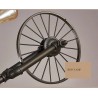 Bicycle & water pipe - vintage LED Edison light - wall lampWall lights