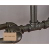Bicycle & water pipe - vintage LED Edison light - wall lampWall lights