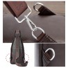 Fashionable crossbody leather bag with leaves patternBags