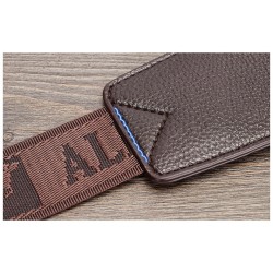 Fashionable crossbody leather bag with leaves patternBags