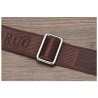 Fashionable crossbody leather bag with leaves patternBags