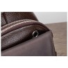 Fashionable crossbody leather bag with leaves patternBags