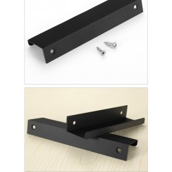 Gold - silver - black - hidden furniture door handles - zinc alloyFurniture