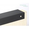 Gold - silver - black - hidden furniture door handles - zinc alloyFurniture