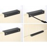Gold - silver - black - hidden furniture door handles - zinc alloyFurniture