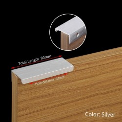Gold - silver - black - hidden furniture door handles - zinc alloyFurniture