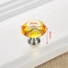 Furniture handles with screws - crystal knobs - 30mm - 5 piecesFurniture