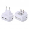 Dual USB port charger with LED night light - light sensorChargers